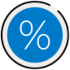 Elige 50% o 70% de cobertura